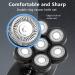 Buy 7D Waterproof Electric Razor for Men - USB Rechargeable Shaver with Floating Head & Multifunction Trimmer - Buy Online on GoSupps.com