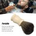 Men's Beard Brush with Synthetic Bristles - Portable Shaving Foam & Barber Neck Duster - Ideal for Grooming & Cleaning - Buy Online on GoSupps.com
