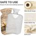 Naanle Beach Wood Seestern Hot Water Bottle with Cover - 1L Transparent Heat Bottle for Bed Hand & Feet Warmer Pain Relief & Cold Therapy - International Shipping Available - Buy Online on GoSupps.com