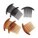 Honbay 6PCS Plastic 7 Tooth French Twist Combs Hair Side Combs Clips Accessory for Women and Girls (4Inch) A-6pcs