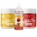 Bubble Tea Pearls Popping Boba | Bubble Tea Set - Strawberry and Mango Passion Fruit Syrup Cups and Straws 2 Pieces (Pack of 1)