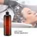 Segbeauty 2 Gel Squeeze Bottles - 16.9 oz Amber Refillable Hair Dye Applicator with Angled Tip - 500 ml Coloring Tool - Buy Online on GoSupps.com
