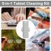 Portable Screen Cleaner | 5 in 1 Finger Proof Screen Cleaner Computer Screen Cleaner Kit Versatile Cleaners for Car Display Cellphones Tablet - Buy Online on GoSupps.com