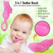 Baby Buddy Pink First Silicone Toothbrush - Buy Online on GoSupps.com