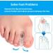 Buy Gel Toe Separator 2/4Pcs - Hammer Toe Corrector & Cushions for Pressure Relief | Prevent Rubbing & Protect Toes - Buy Online on GoSupps.com