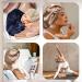 Welrog Adjustable Satin Hair Hood for Women - Reversible Silk Bonnet Sleep Cap in Coffee & Khaki | Perfect for Nighttime Hair Protection - Buy Online on GoSupps.com