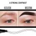 Boobeen Waterproof Liquid Eyebrow Pen | Microblading Pencil for Natural Makeup - Dark Brown - Buy Online on GoSupps.com