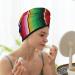 Mexican Serape Blanket Hair Towel | Microfiber Soft & Super Absorbent Wrap for Women - Quick Dry Coral Velvet for Long Curly & Thick Hair - Buy Online on GoSupps.com