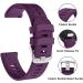 ISABAKE Soft Silicone Watch Band for Garmin Forerunner 245/645/Vivoactive 3 - Purple 20mm Replacement Wristbands - Buy Online on GoSupps.com