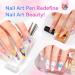 Buy Saviland 12 Colors 3D Nail Art Set - Waterproof Quick-Drying Nail Design Pens for DIY Beauty & Decorate Manicure Tools - International Shipping Available - Buy Online on GoSupps.com