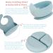 Baby Feeding Sets Silicone 6Pcs Baby Plates with Suction BPA Free Self Feeding Set Bowl&Divided Plate&Adjustable Bib&Soft Spoon&Fork for Babies and Toddlers - Easy Wipe Clean (Blue) - Buy Online on GoSupps.com