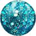 AIMEILI Diamond Glitter Teal Blue Green Gel Nail Polish - 044 (10ml) - Buy Online on GoSupps.com