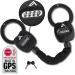 E Scooter Castle with a number code |Castle for e scooter set |Handpail lock E scooter pay 3x thicker chain |E Roller Castle Anti-theft set + false 'GPS Tracking' warning sticker
