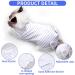 Buy Cobee Professional Cat Recovery Suit - Soft E-Collar Alternative for Abdominal Wounds & Skin Diseases | Size L - International Shipping Available - Buy Online on GoSupps.com