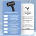 BIARCE Travel Hair Dryer USB Rechargeable Lightweight Hair Dryer Portable Hair Dryer Cold Air Setting for Painting and Acrylic Pouring Low Noise Black - Buy Online on GoSupps.com