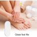 Hard Skin Remover - Clear Glass Foot File Pedicure Helper | Clear in-Shower Foot Scrubber Callus Remover Pedicure Foot File for Smoothing Feet Dead Skin - Buy Online on GoSupps.com