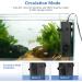 Hygger Aquarium Internal Filter 220L/H - 3W Turtle Filter with Adjustable Flow & Ceramic Filter Balls for 20-40L Aquariums - Buy Online on GoSupps.com