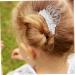 hair accessories elastic hair tie pearl hair scrunchies pearl crown hair scrunchies pearl hair tie with crown pearl beaded hair tie crown hair tie child alloy plastic rubber band - Buy Online on GoSupps.com