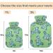 NAANLE Funny T-Rex 2L Transparent Hot Water Bottle | Large Heat & Cold Therapy for Pain Relief - Perfect for Bed & Hand/Foot Use - Buy Online on GoSupps.com