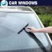 10-Inch Matte Black Stainless Steel Shower Squeegee - All-Purpose for Bathroom, Shower Doors, Mirrors, Tiles, Car Windows - Streak-Free Finish - Buy Online on GoSupps.com