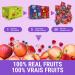Bob Snail Healthy Snacks Sweet & Sour Family Pack - Fruit Rolls with Cherry Strawberry & Blueberry Candy Box Natural Healthy Snacks for kids No Added Sugar 80 pcs Pack / 800 gram candy bulk Cherry Strawberry Blueberry - Buy Online on GoSupps.com