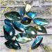 Gift 10pcs Natural Labradorite Quartz Crystal Pendant Specimen Reiki Spectrolite Home Decor Random for Gemstones and Crystal Stone Mineral Specimen - Buy Online on GoSupps.com