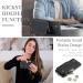 Buy Soonic Leather Cover for Samsung Galaxy A34 5G - Magnetic Wallet Case Zipper Folding Design Card & Cash Compartment Coin Pocket - Black - Buy Online on GoSupps.com