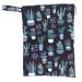 Avo&Cado wet bag Uno (M) - patterned (cactus/green)