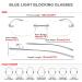 FEISEDY Rimless Reading Glasses B2655 - Blue Light Blocking Lightweight Clear Lens Eyewear for Men & Women - 2.50x Gray - Buy Online on GoSupps.com