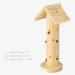 Navaris Wooden Ladybird Habitat - Hanging Ladybug House Shelter for Garden - Handcrafted Pinewood Insect Hotel for Bug Hibernation - Buy Online on GoSupps.com