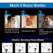 24Pcs Mach 3 Razor Blade Refills for Men | Dual Lubrication Stainless Steel Blades for Sensitive Skin | Gillette Mach3 Compatible - Buy Online on GoSupps.com