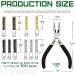 Keadic 301 Pcs Metal Shoelaces Tips Assorted Set with Pliers - Silver/Gold/Gun black/Bronze Bullet Shaped Aglet Tips for Sneakers - DIY Shoe lace Replacement (20mm) - Buy Online on GoSupps.com