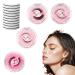 Self Adhesive Lashes Natural 4 Pair Self Adhesive Eyelashes Reusable Pre Glued Eyelashes Self Adhesive Lashes Reusable 3D Lashes Stick on Eyelashes No Glue Needed Waterproof Natural Look False Lashes