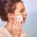 AUEAR 10 Pack Washable Satin Velour Makeup Powder Puffs - 2.36 Inch White Powder Pads - Buy Online on GoSupps.com