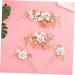 FOMIYES 1 Set Comb Set Rhinestones Wedding Hair Clip Bridesmaids Hair Jewelry Bride Headdress Pearl Hair Barrette Rhinestone Hair Accessories Wedding Hair Pin Hair Side Combs Alloy White - Buy Online on GoSupps.com