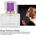 Perfume Dispenser Portable Square 3 Piece Refillable Perfume Bottle for Storing Perfumes/Essential Liquids/Liquids (Purple) - Buy Online on GoSupps.com