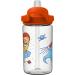 Eddy+ Kids BPA-Free Water Bottle with Straw 14oz - Space Dinos | Eco-Friendly, Leak-Proof Design - Buy Online on GoSupps.com