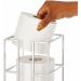 mDesign Chrome Toilet Paper Reserve Stand - 3-Jumbo Roll Storage Canister for Bathroom - Free-Standing Holder for Under Sink, Vanity, Cabinet - Citi Collection - Buy Online on GoSupps.com