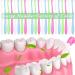 Soft Conical Toothbrush - Compact Interdental Cleaning Brush Set (8 Pieces 4 Colors) | International Shipping Available - Buy Online on GoSupps.com