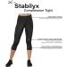 CW-X Stabilyx Women's Compression Tights with Joint Support | 3/4 Capri Pants XL Black - International Shipping Available - Buy Online on GoSupps.com