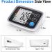 Upper Arm Blood Pressure Monitor - Automatic Digital BP Machine with 2 Cuff Sizes for Home Use | 180 Memories USB & Batteries Included - Buy Online on GoSupps.com