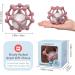 MCGMITT Baby Rattle Teething Ball Toy | Soft Silicone Sensory Teether for Babies 0-12 Months | Shaker Toy Gift (Deeppink) - Buy Online on GoSupps.com