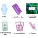 Menstrual Kit All-in-One for Traveling Tweens & Teens - Individually Wrapped Feminine Hygiene Products (Green Ferns) - Buy Online on GoSupps.com