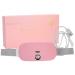 3-step temperature electrical menstrual heating pillow electrical menstrual heating pillow 3-step temperature warming uterus-waist belt pain relief heating belt (pink)