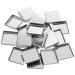 ABOOFAN 30pi ces Lot de Godets Vides pour Fards Paupi res Recharges M talliques Carr es de Inserts pour Palettes de Maquillage DIY
