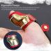 Nofaner Leather Archery Thumb and Finger Protector Guard for Traditional Bow Shooting - Red - Buy Online on GoSupps.com