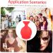 Beavorty 4pcs Silicone Fish Lip Filler (red) Lips Women Lip Enhancer Lab Sucker Plumping Mouth 8.2x6cmx4pcs Redx4pcs - Buy Online on GoSupps.com