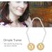 Dimple Maker Balls Compact Enhance Smile Dimple Trainer 2 Pairs Comfortable Fit Portable for Facial Cheeks (Gold) - Buy Online on GoSupps.com