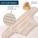 Heel Cushion Pads - Gel Heel Protectors & Grips for Loose Shoes | 4 Pairs (2 Beige + 2 Black) - Comfort & Fit for Men & Women - Buy Online on GoSupps.com
