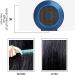 Cordless Hair Dryer 300W Wireless Portable Blow Dryer Fashion Thermostat 6-Files For Art Painting Hotel Home School Outdoor Travel Tool - Buy Online on GoSupps.com